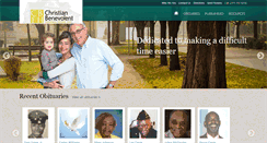 Desktop Screenshot of christianbenevolent.com